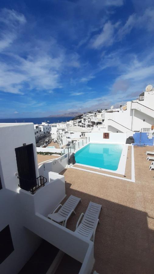 The White Dragos With Ocean View - Ac - Private Pool Apartman Tías Kültér fotó
