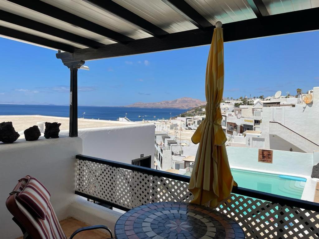 The White Dragos With Ocean View - Ac - Private Pool Apartman Tías Kültér fotó