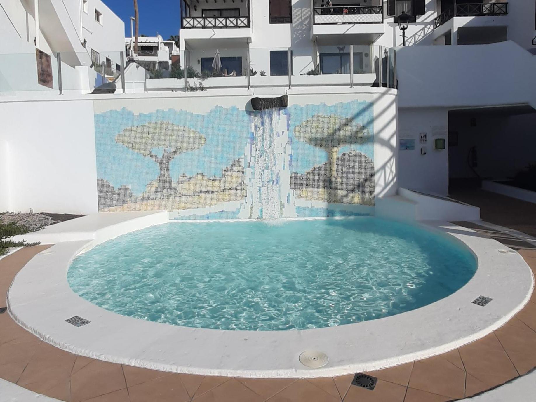 The White Dragos With Ocean View - Ac - Private Pool Apartman Tías Kültér fotó