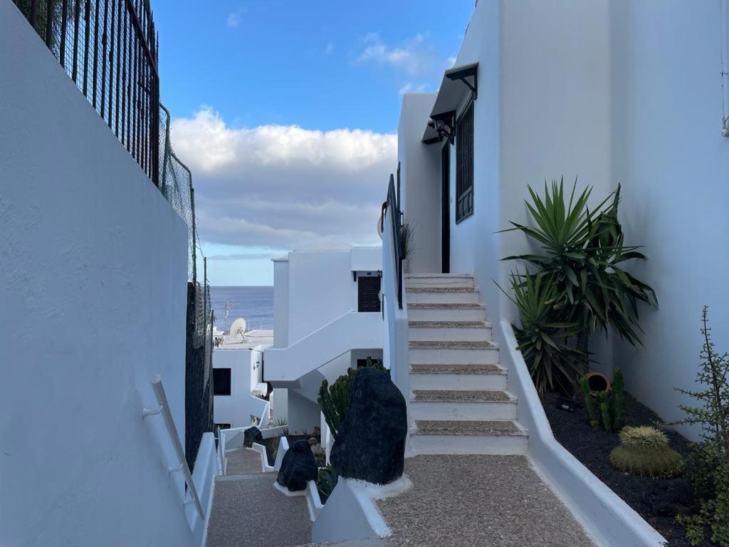 The White Dragos With Ocean View - Ac - Private Pool Apartman Tías Kültér fotó